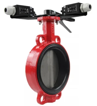 Затвор дисковый поворотный ABRA Ду125 Ру10/16 BUV-VF866D, межфланцевый, корпус - чугун, диск - нержавеющая сталь, рукоятка, EPDM во Владивостоке