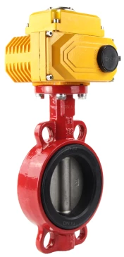 Затвор дисковый поворотный ABRA Ду50 Ру10/16 BUV-VF866D, межфланцевый, корпус - чугун, диск - нержавеющая сталь, с электроприводом, EPDM во Владивостоке