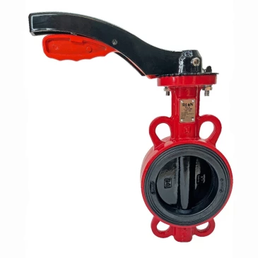 Затвор дисковый поворотный REON Ду80 Ру16 EPDM RSV81RED корпус - чугун, диск - чугун, рукоятка во Владивостоке